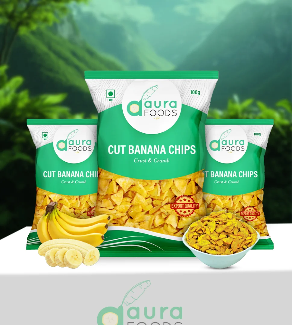 Private label Kerala banana chips ready for international export