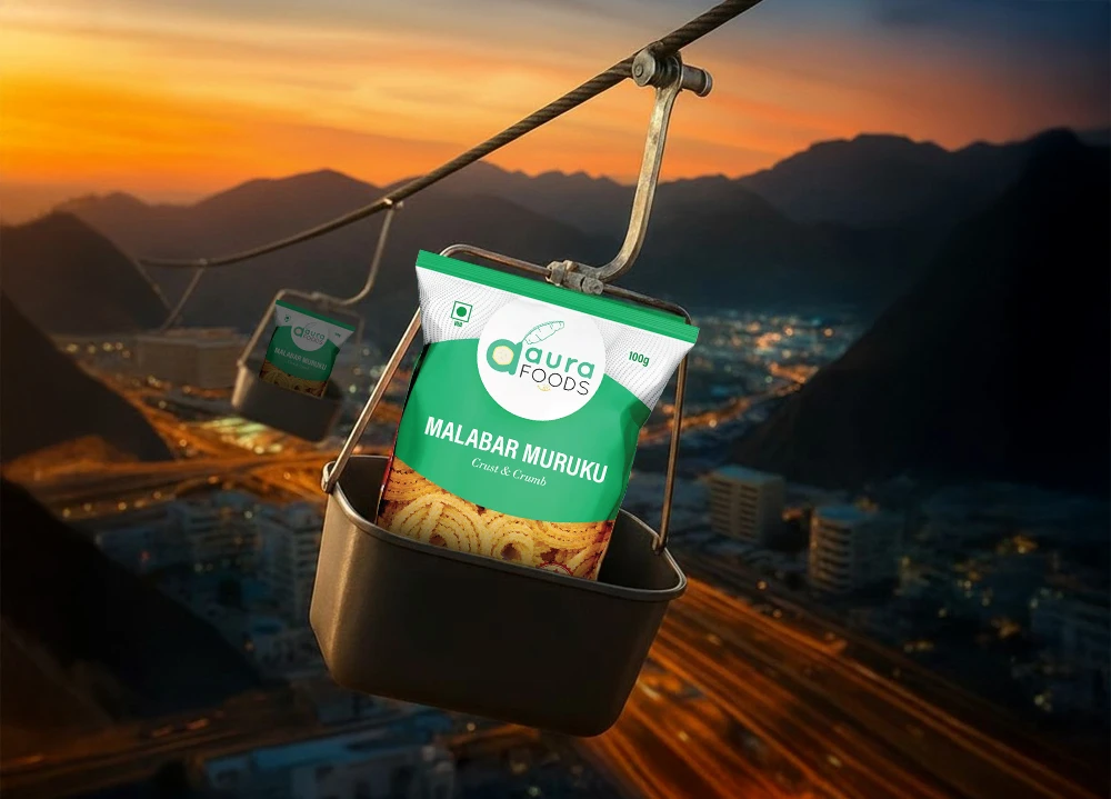 Private label murukku packaging for international importers